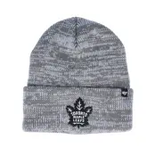 47 Brand - NHL Grå cuff Beanie - Toronto Maple Leafs Brain Freeze Dark Grey Cuff @ Hatstore