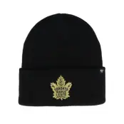 47 Brand - NHL Svart cuff Beanie - Toronto Maple Leafs Haymaker 47 Metallic Black Cuff @ Hatstore