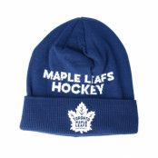 Adidas - NHL Blå cuff Beanie - Toronto Maple Leafs Locker Room Cuffed Blue Beanie @ Hatstore