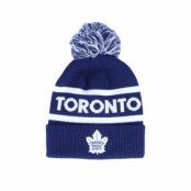 Adidas - NHL Blå pom Beanie - Toronto Maple Leafs Cuffed Knit Blue/White Pom @ Hatstore