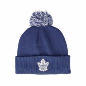 Adidas - NHL Blå pom Beanie - Toronto Maple Leafs NHL Cuffed Beanie Dark Blue Pom @ Hatstore