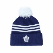 Adidas - NHL Blå pom Beanie - Toronto Maple Leafs Toronto Maple Leafs 3-Stripe Cuffed Pom Beanie @ Hatstore