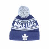 Mössa Toronto Maple Leafs Jacquard cuffed knit Navy/Grey Pom - Outerstuff - Blå Barnkeps