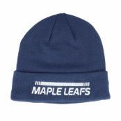 Fanatics - NHL Blå cuff Beanie - Toronto Maple Leafs Authentic Pro Game&Train Knit Cobalt Cuff @ Hatstore