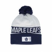 Fanatics - NHL Blå pom Beanie - Toronto Maple Leafs Authentic Pro Game&Train Pom Cobalt Pom @ Hatstore