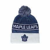 Fanatics - NHL Blå pom Beanie - Toronto Maple Leafs Authentic Pro Locker Room Blue/White Pom @ Hatstore