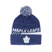 Fanatics - NHL Blå pom Beanie - Toronto Maple Leafs Locker Room Pom Cobalt Pom @ Hatstore