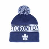 Fanatics - NHL Blå pom Beanie - Toronto Maple Leafs Sport Resort Blue Cobalt Pom @ Hatstore