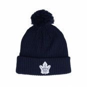 Fanatics - NHL Blå pom Beanie - Toronto Maple Leafs Value Core Blue Cobalt Pom @ Hatstore