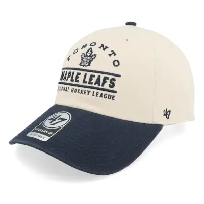 47 Brand - NHL Beige unconstructed Keps - Toronto Maple Leafs NHL 47 Clean Up Natural/Navy Dad Cap @ Hatstore