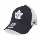 47 Brand - NHL Blå trucker Keps - Toronto Maple Leafs Malvern 47 Mvp Wool Navy/White Trucker @ Hatstore