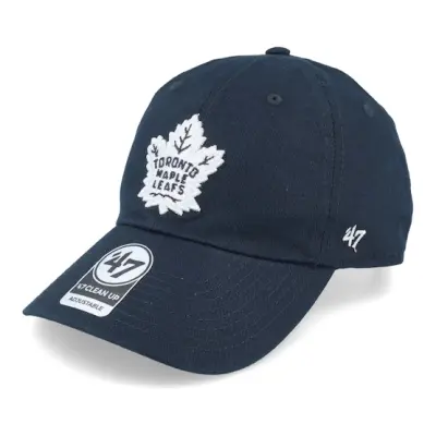 47 Brand - NHL Blå unconstructed Keps - Toronto Maple Leafs Clean Up Light Navy Dad Cap @ Hatstore