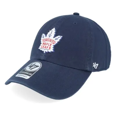 47 Brand - NHL Blå unconstructed Keps - Toronto Maple Leafs NHL Clean Up Cap Navy Dad Cap @ Hatstore