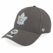 47 Brand - NHL Grå adjustable Keps - Toronto Maple Leafs Metallic Snap Mvp Graphite Adjustable @ Hatstore