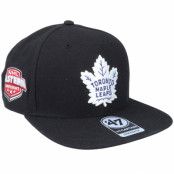 47 Brand - NHL Svart snapback Keps - Hatstore Exclusive x Toronto Maple Leafs Sure Shot Captain Black Snapback @ Hatstore