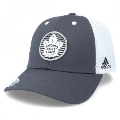 Adidas - NHL Grå trucker Keps - Toronto Maple Leafs Mesh Carbon/White Trucker @ Hatstore