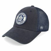 American Needle - NHL Blå trucker Keps - Toronto Maple Leafs Raglan Bones Navy Trucker @ Hatstore