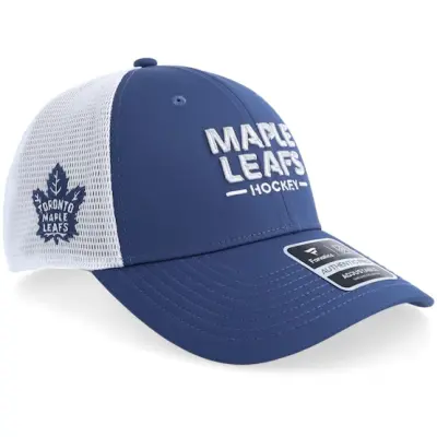 Fanatics - NHL Blå trucker Keps - Toronto Maple Leafs Auth Pro A Mesh Blue/White Trucker @ Hatstore