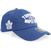 Fanatics - NHL Blå unconstructed Keps - Toronto Maple Leafs Archer Un Blue Cobalt Dad Cap @ Hatstore