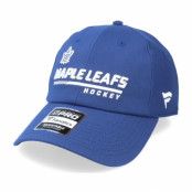 Fanatics - NHL Blå unconstructed Keps - Toronto Maple Leafs Locker Room Cobalt Dad Cap @ Hatstore