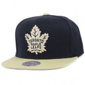 Mitchell & Ness - Toronto Maple Leafs 2 Tone Label Black/Stone Snapback