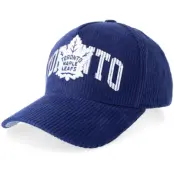 Mitchell&Ness - NHL Blå adjustable Keps - Toronto Maple Leafs Arch Stamp Pro Corduroy Blue A-Frame Adjustable @ Hatstore