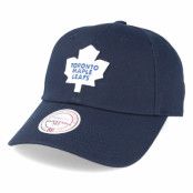 Mitchell&Ness - NHL Blå adjustable Keps - Toronto Maple Leafs Team Logo Low Pro Strapback Navy Adjustable @ Hatstore