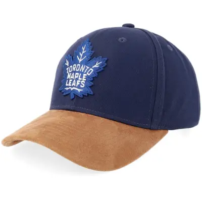 Mitchell&Ness - NHL Blå adjustable Keps - Toronto Maple Leafs Washed Pro Crown Navy/Brown Adjustable @ Hatstore