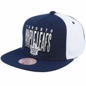 Mitchell&Ness - NHL Blå snapback Keps - Toronto Maple Leafs Billboard 2 Navy/White Snapback @ Hatstore