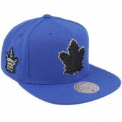 Mitchell&Ness - NHL Blå snapback Keps - Toronto Maple Leafs Logo Eclipse Blue Snapback @ Hatstore