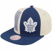 Mitchell&Ness - NHL Blå snapback Keps - Toronto Maple Leafs Pop Panel Off White/Blue Snapback @ Hatstore