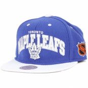 Mitchell&Ness - NHL Blå snapback Keps - Toronto Maple Leafs Team Arch Snapback @ Hatstore