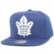 Mitchell&Ness - NHL Blå snapback Keps - Toronto Maple Leafs Wool Solid 2 Snapback @ Hatstore