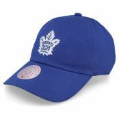 Mitchell&Ness - NHL Blå unconstructed Keps - Toronto Maple Leafs Team Ground 2.0 Blue Dad Cap @ Hatstore