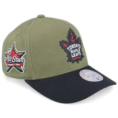 Mitchell&Ness - NHL Grön adjustable Keps - Hatstore Exclusive x Toronto Maple Leafs Wilderness Pro Crown Green/Black A-frame Adjustable @ Hatstore