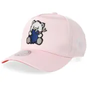 Mitchell&Ness - NHL Rosa adjustable Keps - Toronto Maple Leafs Hit By Love Satin Cap White/Pink A-frame Adjustable @ Hatstore