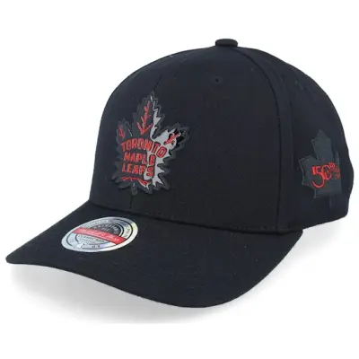 Mitchell&Ness - NHL Svart adjustable Keps - Hatstore Exclusive x Toronto Maple Leafs Infa Red Black Adjustable @ Hatstore