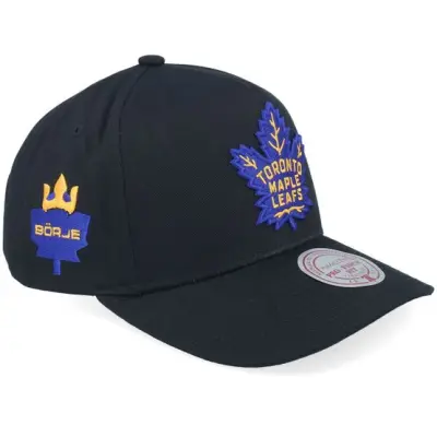Mitchell&Ness - NHL Svart adjustable Keps - Hatstore Exclusive x Toronto Maple Leafs Pro Crown Pinch Black @ Hatstore