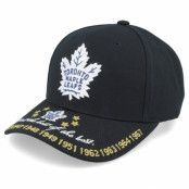 Mitchell&Ness - NHL Svart adjustable Keps - Toronto Maple Leafs Against The Best Pro Black Adjustable @ Hatstore