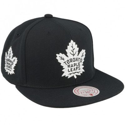 Mitchell&Ness - NHL Svart snapback Keps - Toronto Maple Leafs Evergreen Black White Cap Black Snapback @ Hatstore