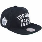 Mitchell&Ness - NHL Svart snapback Keps - Toronto Maple Leafs Triple Play Black Snapback @ Hatstore