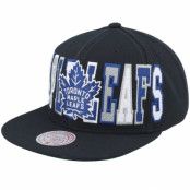 Mitchell&Ness - NHL Svart snapback Keps - Toronto Maple Leafs Varsity Bust Black Snapback @ Hatstore