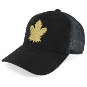 Mitchell&Ness - NHL Svart trucker Keps - Toronto Maple Leafs Suede Black Trucker @ Hatstore