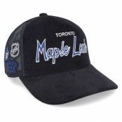 Mitchell&Ness - NHL Svart trucker Keps - Toronto Maple Leafs Times Up Black Trucker @ Hatstore