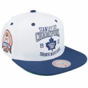 Mitchell&Ness - NHL Vit snapback Keps - Toronto Maple Leafs Champ Series White/Navy Snapback @ Hatstore