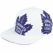 Mitchell&Ness - NHL Vit snapback Keps - Toronto Maple Leafs In Your Face Deadstock White Snapback @ Hatstore