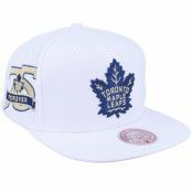 Mitchell&Ness - NHL Vit snapback Keps - Toronto Maple Leafs Winter White White Snapback @ Hatstore