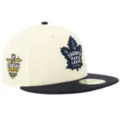 New Era - NHL Beige fitted Keps - Hatstore Exclusive x Toronto Maple Leafs 59FIFTY Stadium Series Chrome/Navy Fitted @ Hatstore