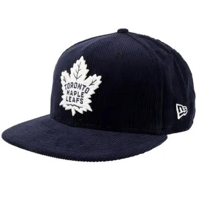 New Era - NHL Blå fitted Keps - Hatstore Exclusive x Toronto Maple Leafs 59FIFTY Corduroy Navy Fitted @ Hatstore