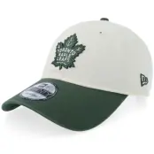 New Era - NHL Grön unconstructed Keps -"Hatstore Exclusive x Toronto Maple Leafs 9TWENTY Chrome/Dark Green Dad Cap"@ Hatstore